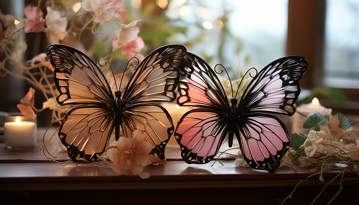 Astuces de décoration : l'utilisation des papillons en fil de fer