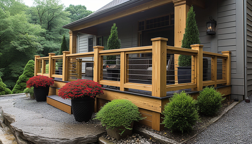 Trucs et astuces pour fabriquer un garde-corps en bois extérieur